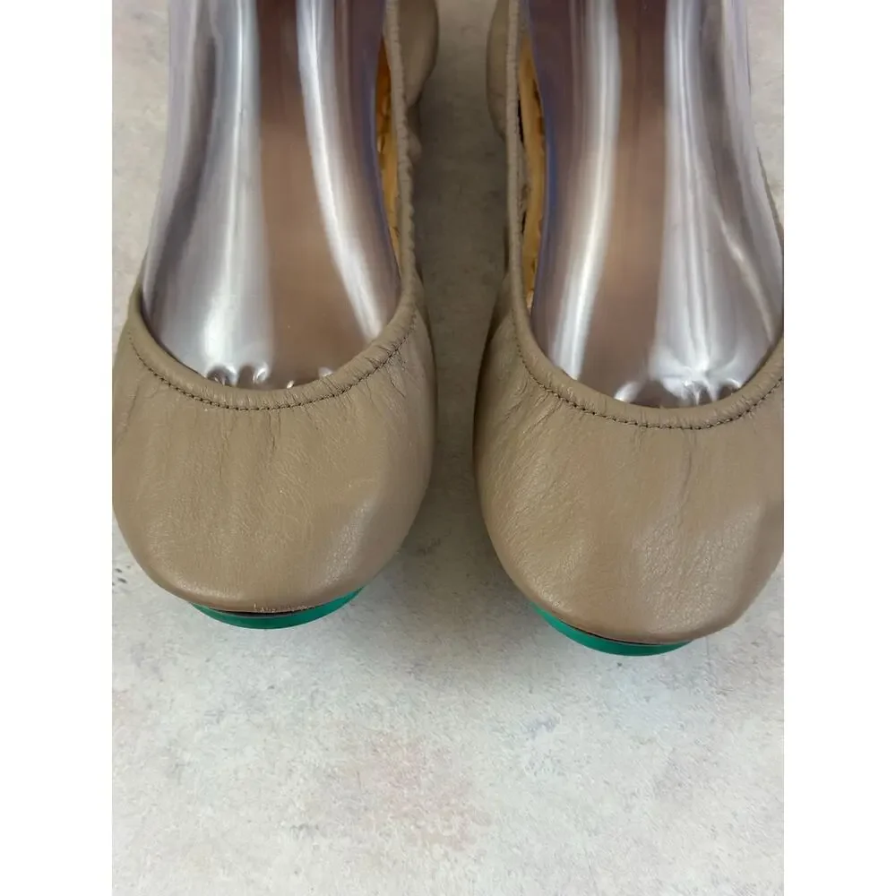Tieks Shoes Womens Size 10 Brown Leather Ballet Flats Comfort Italy Casual